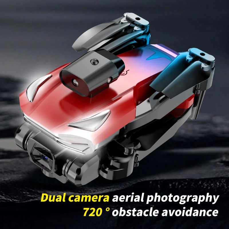 E99 + K3 Versione sintetica Mini Drone Doppia fotocamera HD Evitamento ostacoli su 3 lati WiFi FPV Quadcopter pieghevole Regali di Natale