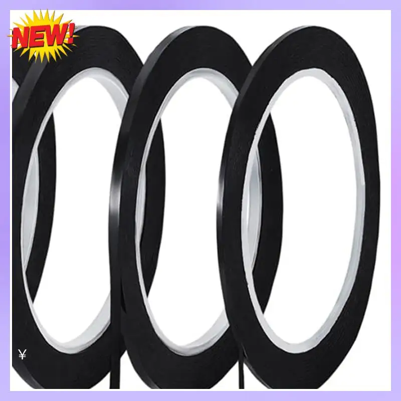 

T24C 360Yard Comprehensive Stained Glass Supplies, Black PET Chart Line Tape In Sizes 2,3,4,5,6.5Mm Width