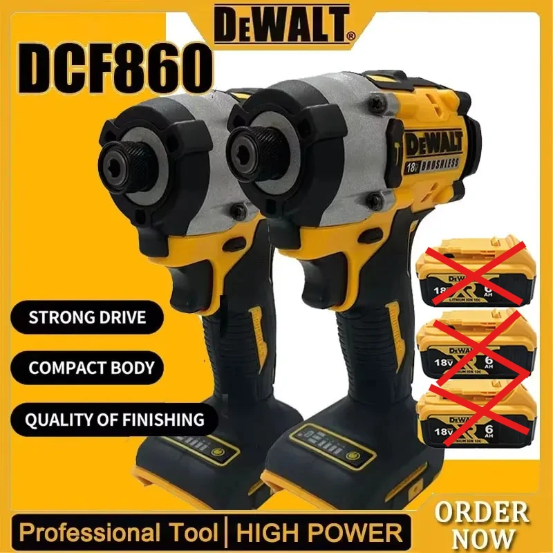 Dewalt DCF860 Cordless Compact Drill / Driver Brushless Electric Drill Screwdriver Rechargeable Power Tools Upgraded