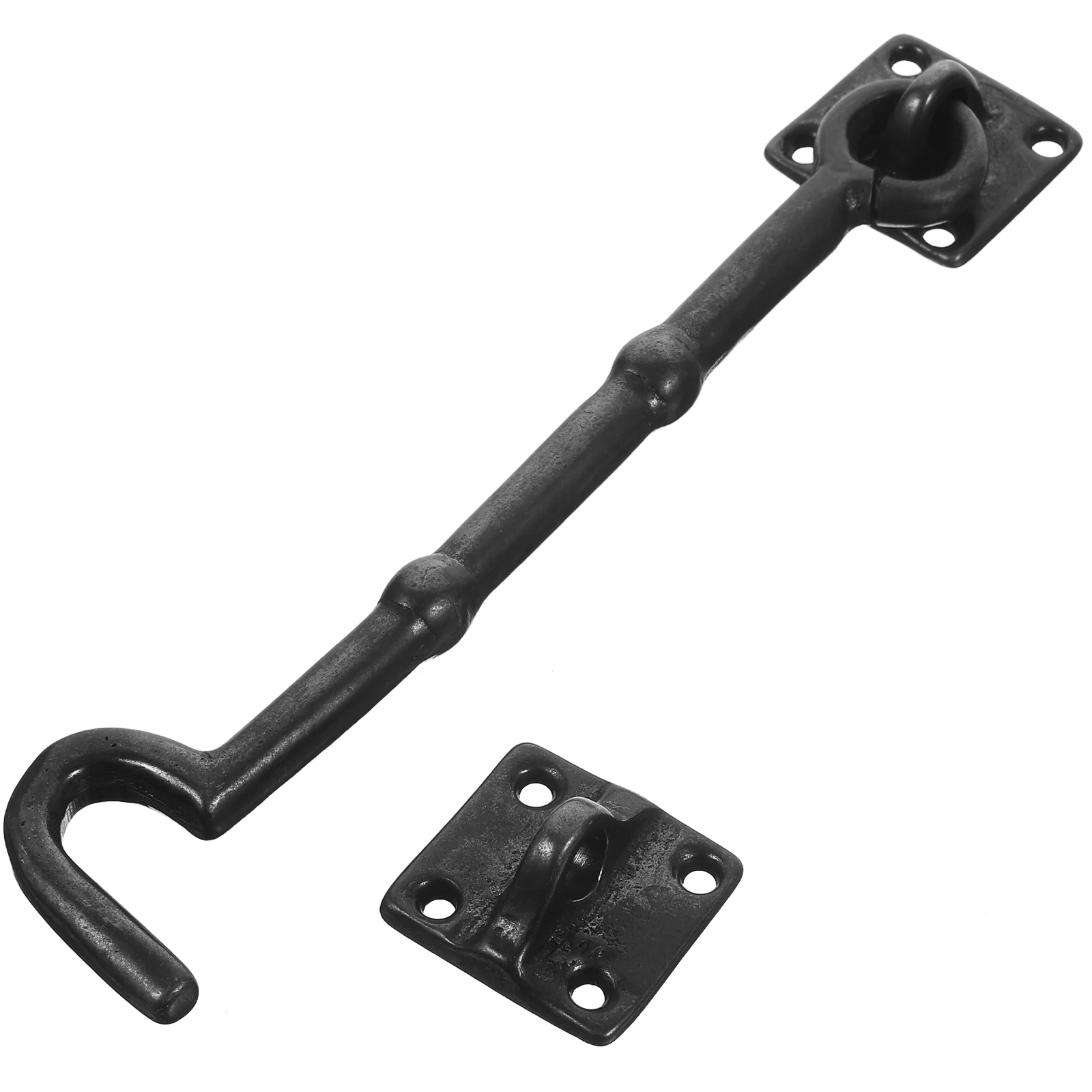 

Windproof Hook Copper Vintage Chinese Retro Lock Black Door Buckle Accessories Smooth Surface Strong Durable Easy