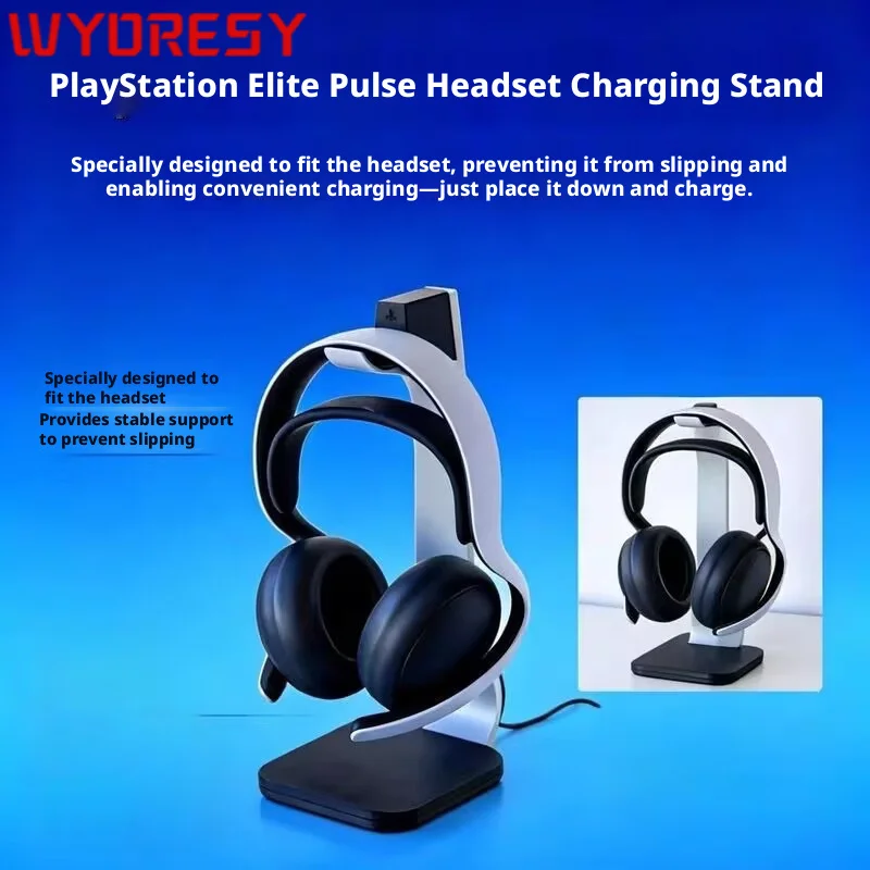 WYORESY for SONY PS5 (CFI-ZWH2/CFI-ZWA2/CFI-ZPH2) Headset Charging Stand Exclusive Model Fit Perfect Elite Charging Structure