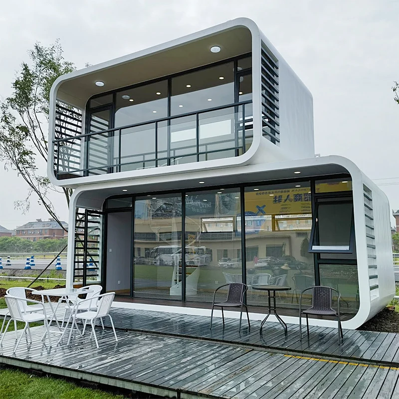 Anti Rust Moisture Proof Manufactured Homes Commercial Shop Camp Hotel Luxury Shipping Container House Container Prefab Home