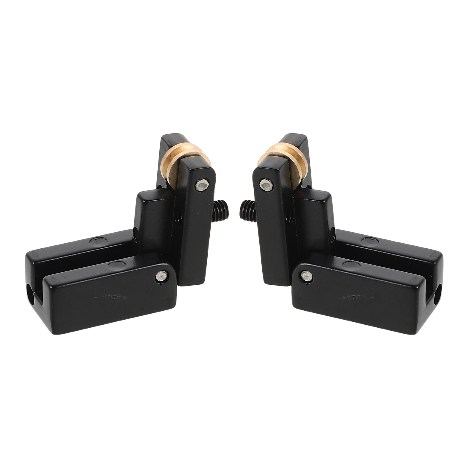 

2 Pcs Headless Electric Guitar Accessories Bridge Saddle Roller Saddles Tailpiece Metal Parts