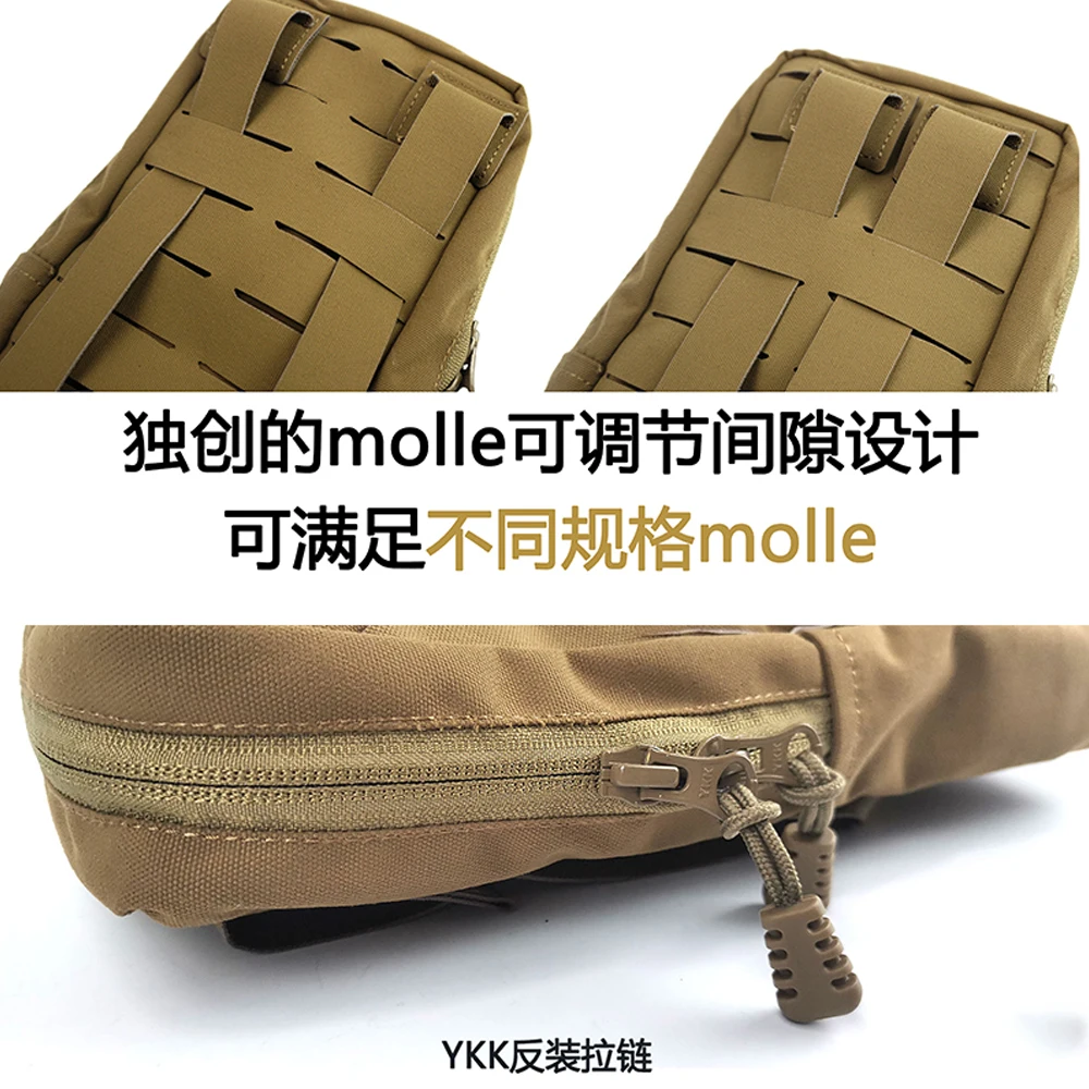 Bolsa hidratación táctica MOLLE – Riñonera EDC para exterior y caza - imagen 5