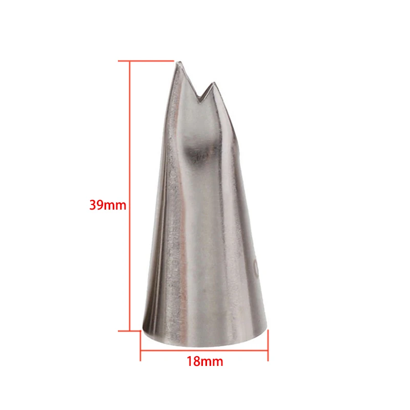 #050 Ruffle Cream Icing Piping Nozzles Stainless Steel DIY Cake Decorating Pastry Tips  Baking Tools Bakeware