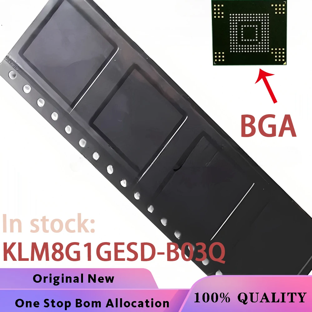 

(5-10PCS) KLM8G1GESD-B03Q KLM8G1GESD B03Q BGA BGA153 Chipset