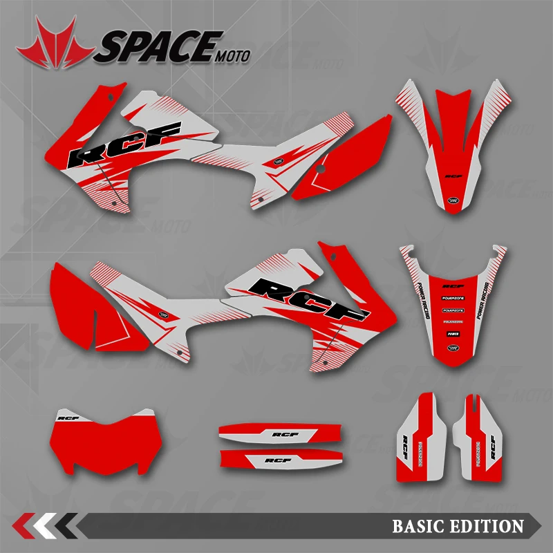 

SPACE MOTO Graphics Background Decals Stickers Motorcycle For HONDA 12-16 17-20CRF250L 001