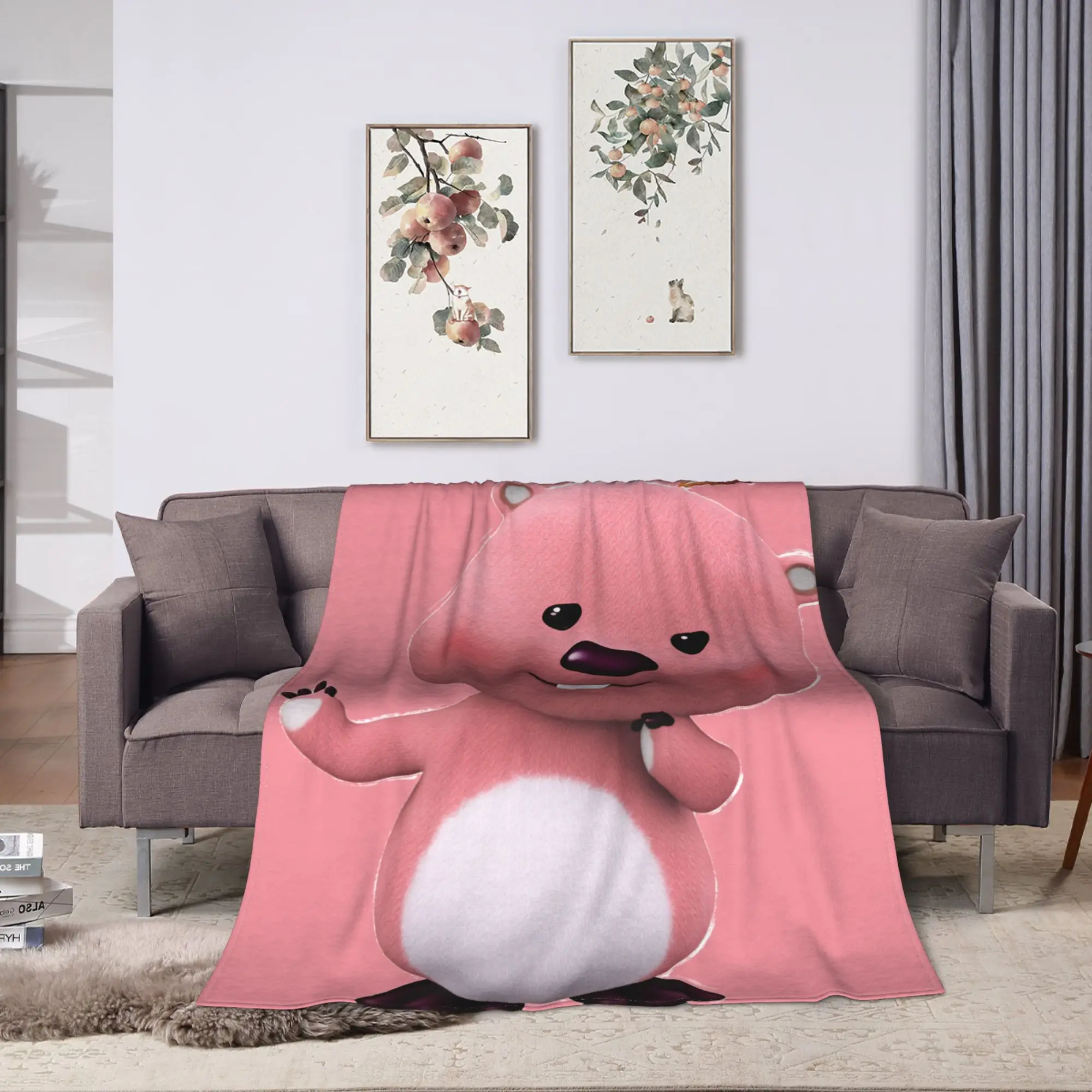 Pororos the Little Penguins Blankets Cute Cartoon Warm Soft Plush Bedding Throws For Couch Travel Flannel Bedspread Bed Cover