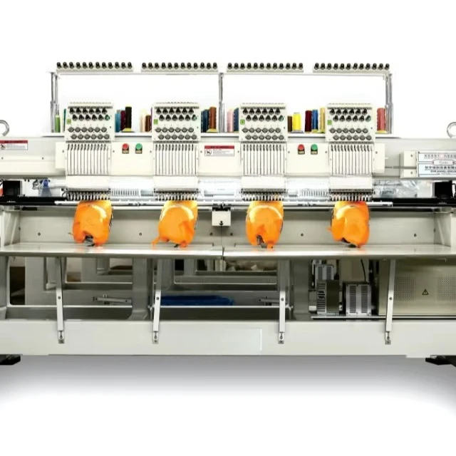 ZHIYU new Digital High speed 12 Needles Automatic New 4 Heads Computerized Embroidery Machine for Industrial Commercial Use