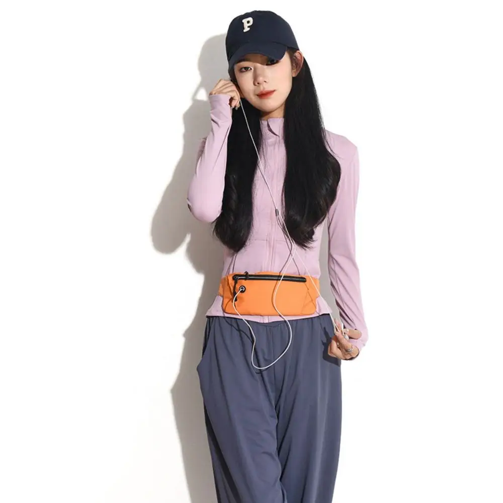 Waterproof Running Waist Bag Lightweight Adjustable Sports Fanny Pack Portable Invisible Running Phone Waist Bag