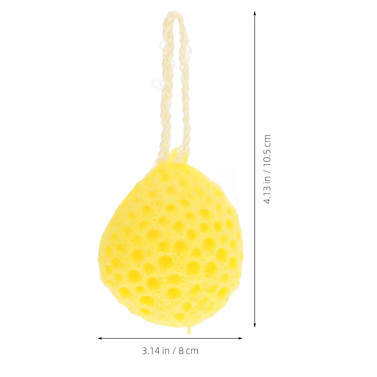 

3Pcs Drop-Shaped Honeycomb Bath Sponge Scrubbers Non-Latex Shower Exfoliator Body Massage Skin Care Bath Exfoliator