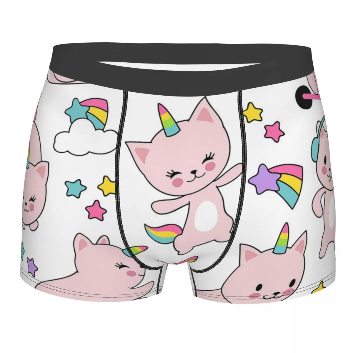 

Мужские трусы с принтом в виде кота