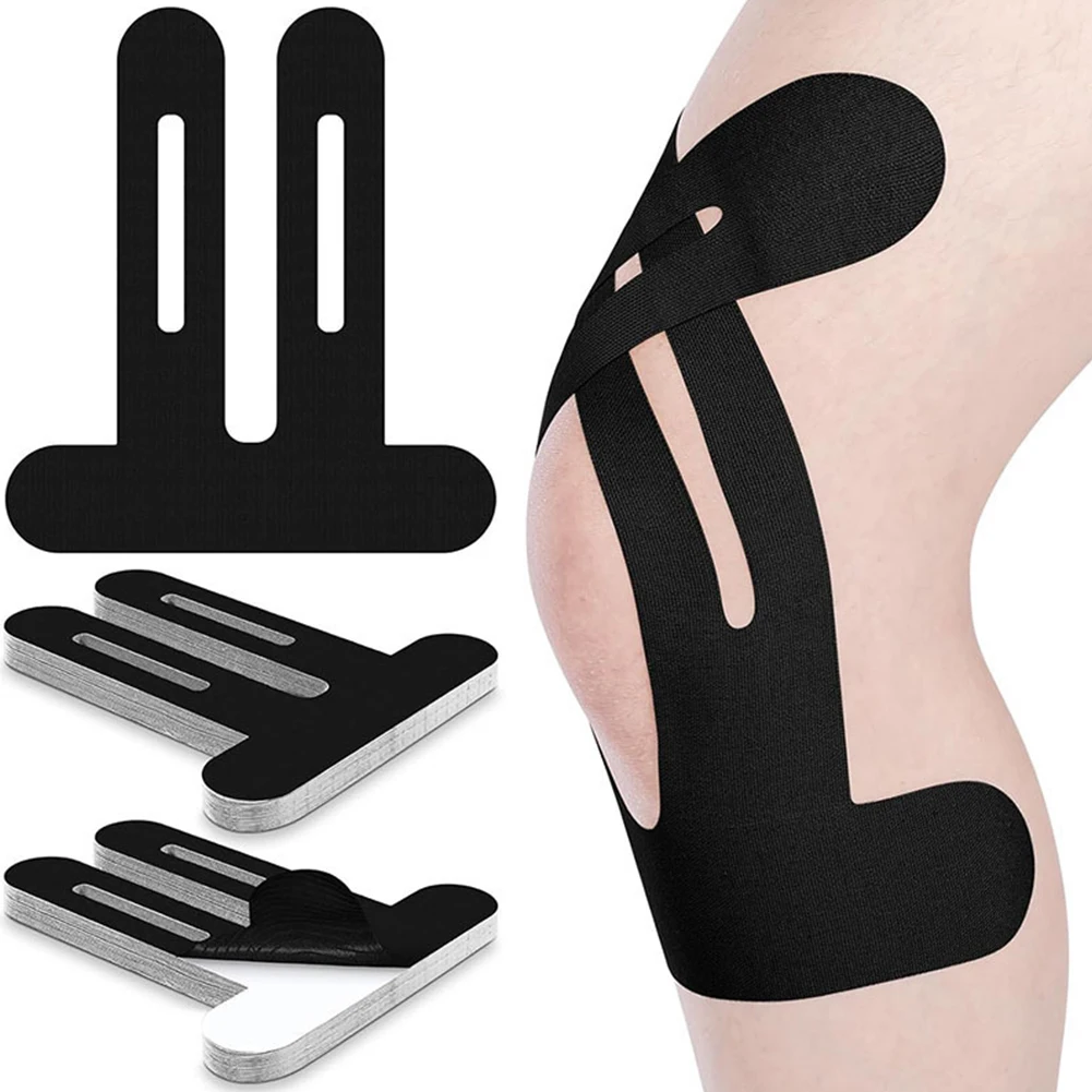 

Kinesiology Tape Breathable Precut Athletic Tape Waterproof Elastic Athletic Muscle Tape for Knee Support & Stability