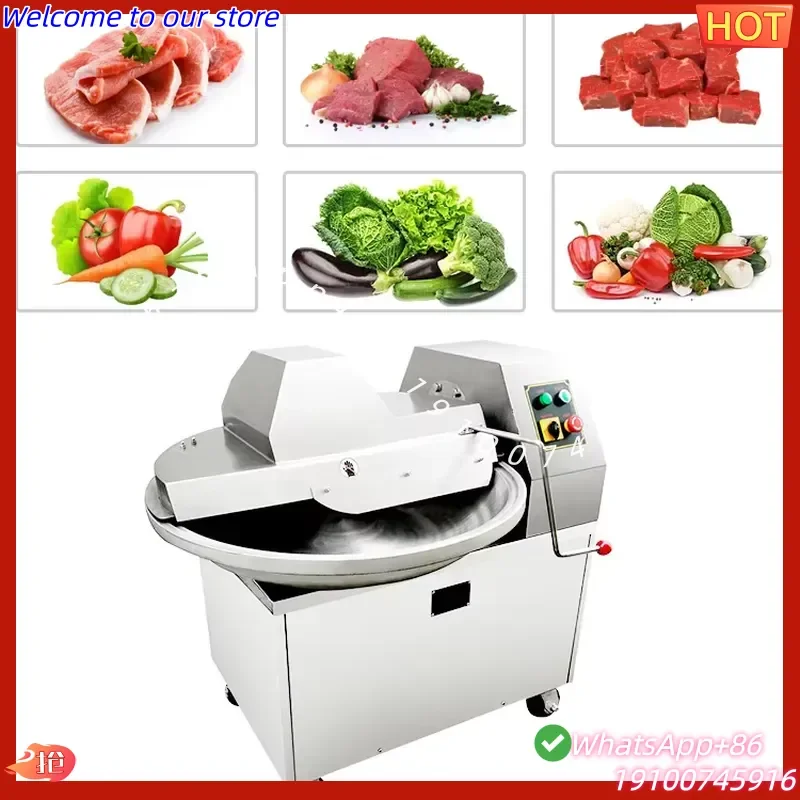 2026Hot 20L/30L/50L Meat or Vegetable Electric Meat Bowl Cutter Machine Bowl Cutter Machine Electric Meat Chopper