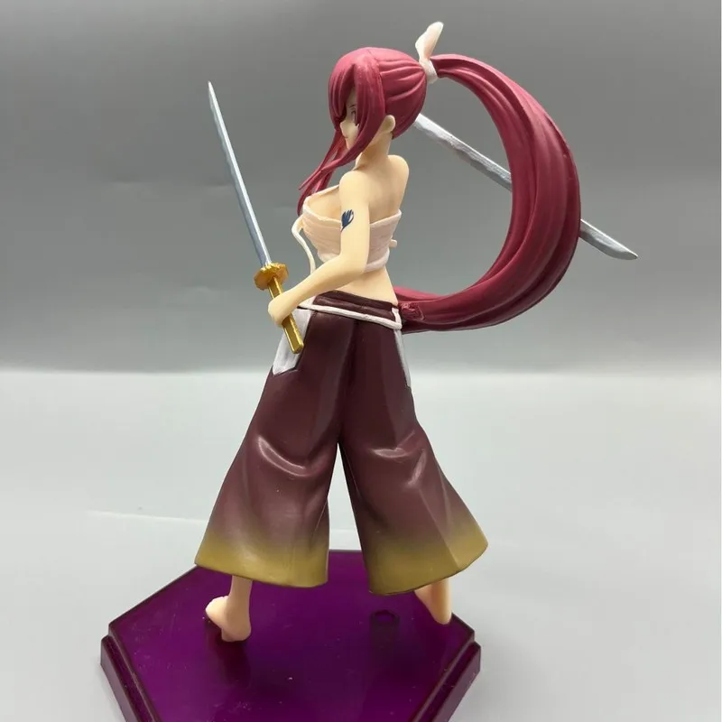 

17cm Fairy Tail Final Season Erza Scarlet Demon Blade Benizakura PVC Action Figure Anime Collectible Model For Game Collectors
