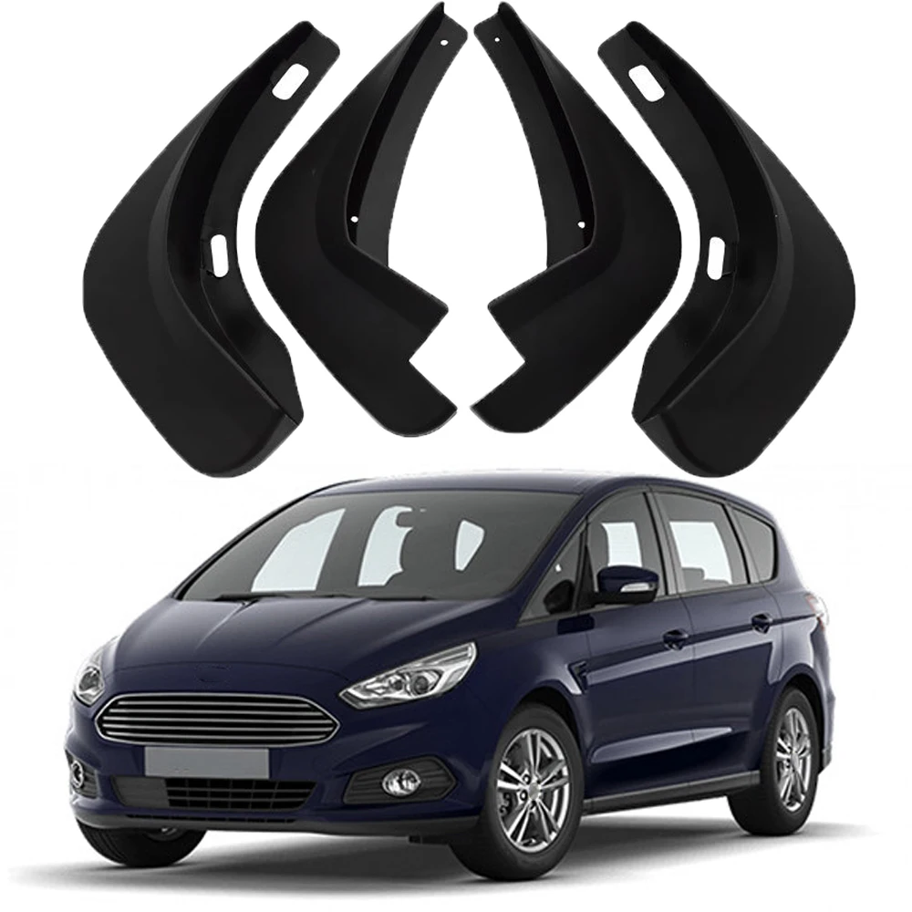 

4pcs Car Mudflap Fender For Ford S-Max 2016-2006 Fender Mud Flaps Guard Splash Flap Mudguard Car Accessories 2011 2012 2013 2014