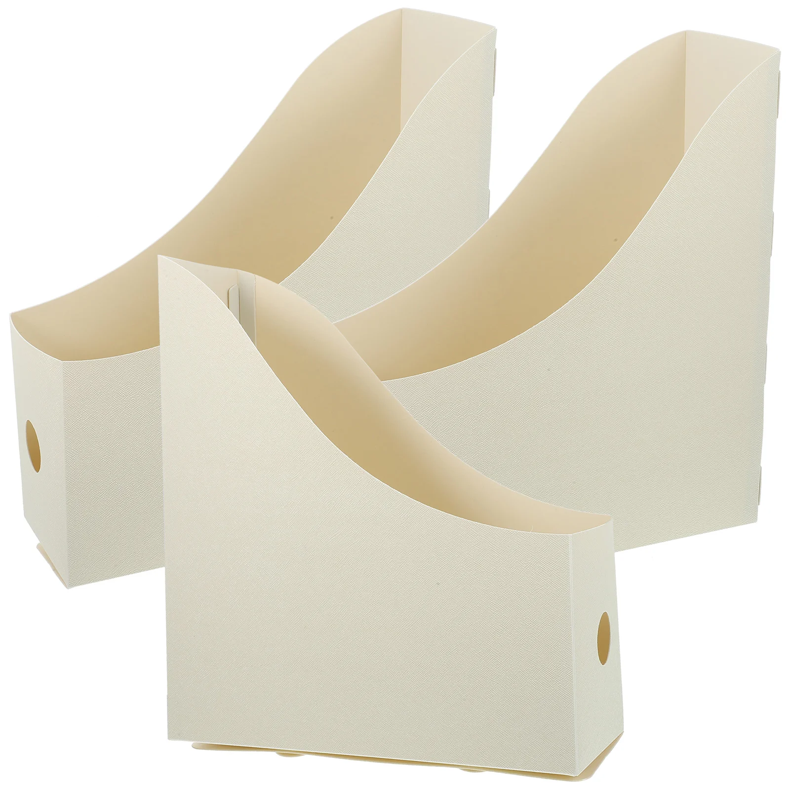 2 Pcs Desktop File Rack Magazine Holder Plastic Book Organizer Holders Folder Brochure Folders Shelf