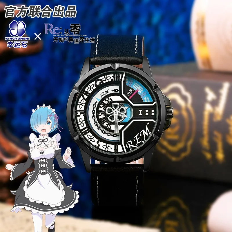 Re:Life in a different world from zero Re0 Anime Rem Watch Waterproof Manga Role products Waterproof student Quartz Watches