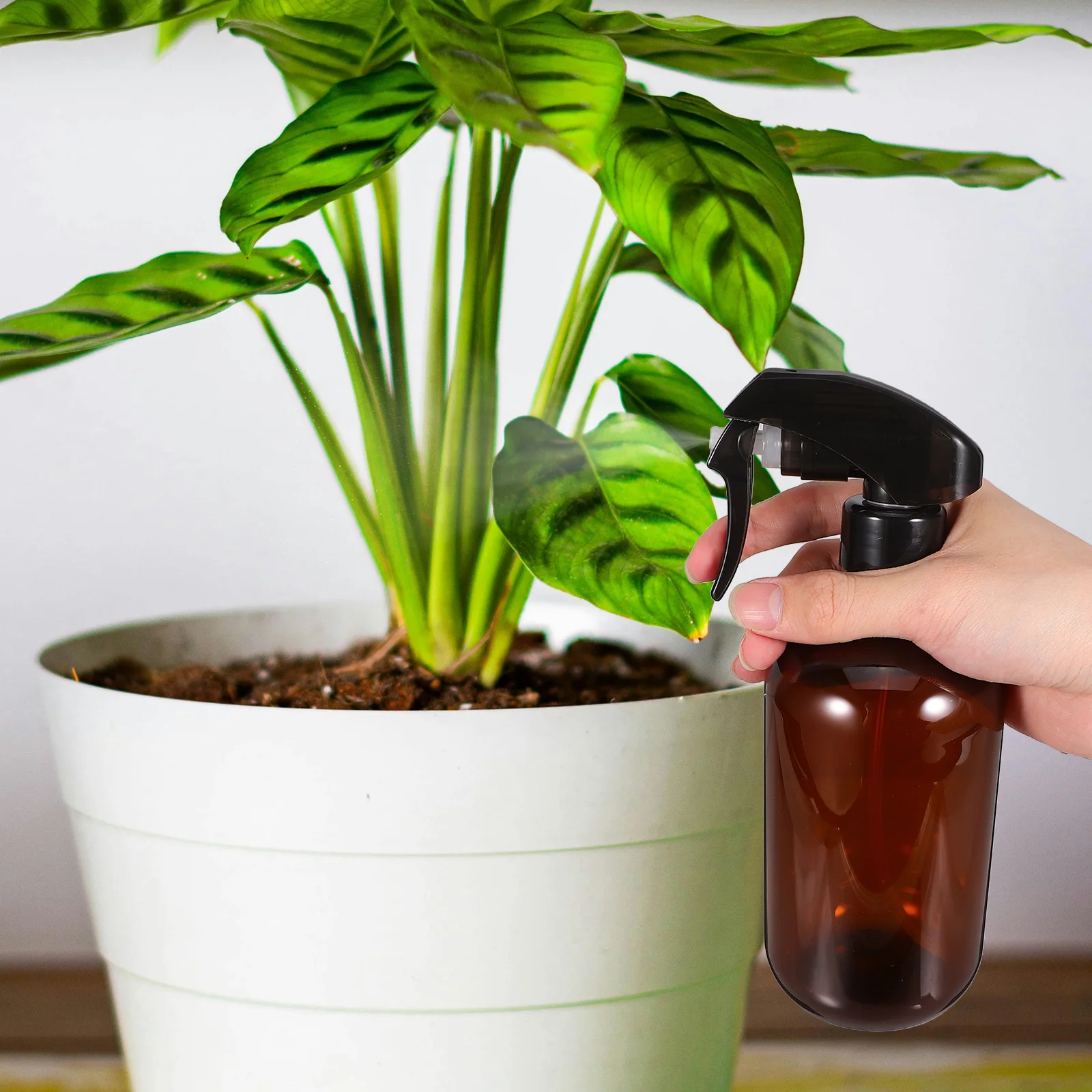 

2pcs Fine Mist Spray Bottle PET Material Cleaner for Plant Watering Garden Sprayer Travel Refillable Perfume Bottle Lightweight