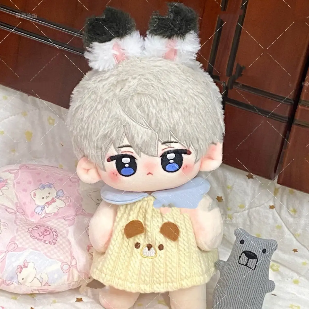 Pluszowa zabawka anime z gry Love DeepSpace Aster, 20 cm, kreskówkowa lalka do przebierania, dla dzieci i dorosłych, kolekcjonerska, bawełniana, idealna na prezent.