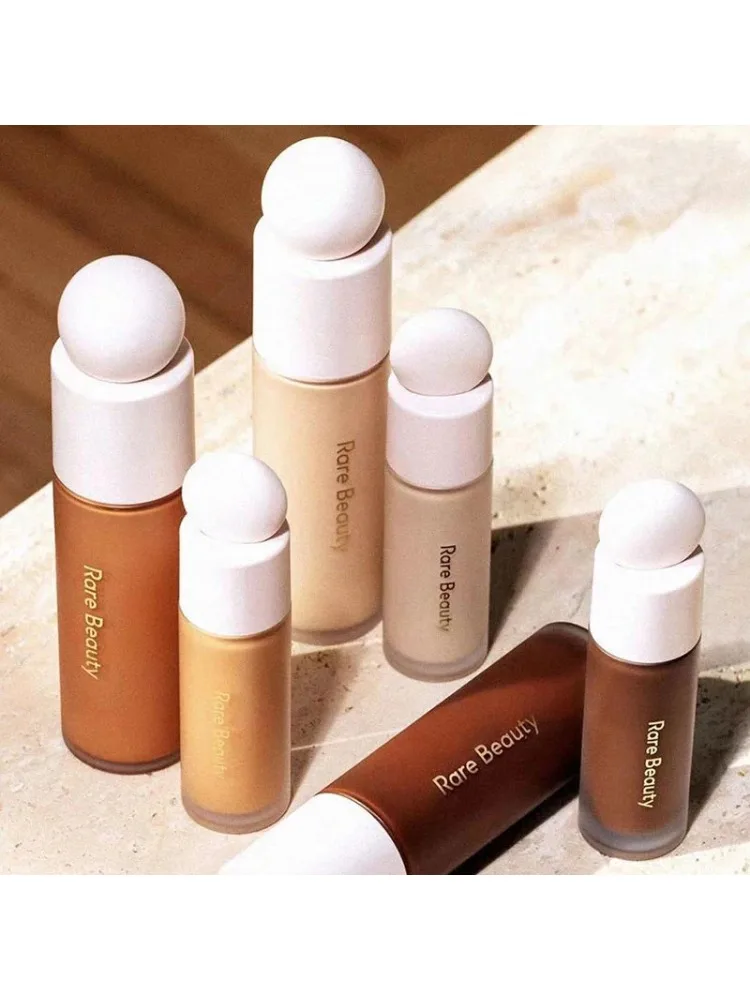 Fond de teint sans poids au toucher liquide, beauté rare, pour cernes, taches de rousseur, pigmentation de l'acné et imperfections, fond de teint hydratant