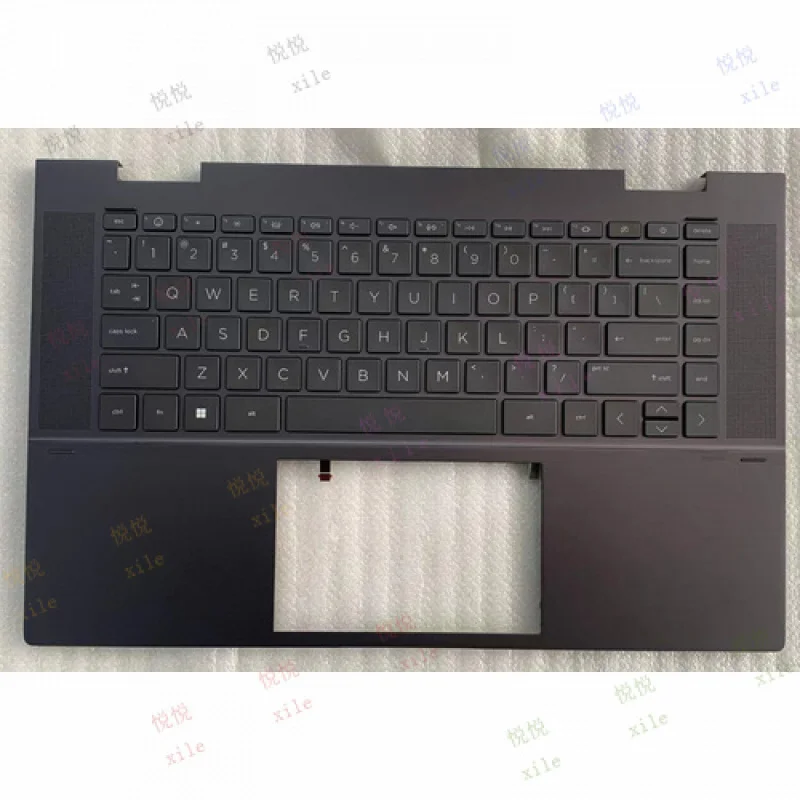 L+ Palmrest w/Keyboard Backlit N15946-001 for HP ENVY15 X360 15-EW 15-EY Black