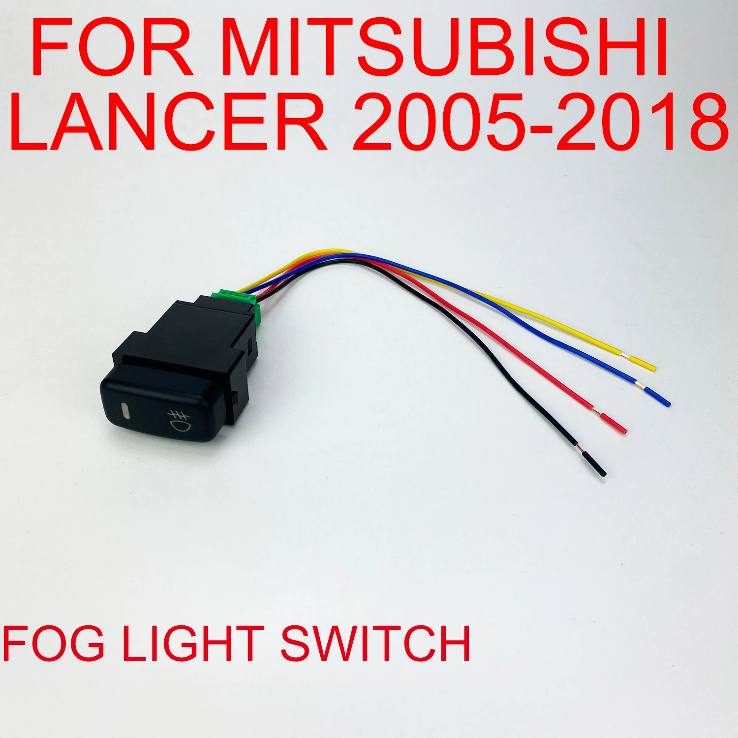

Push Button Front Fog Light Switch For Mitsubishi Lancer 2005-2018 w/LED Indicator Lamp