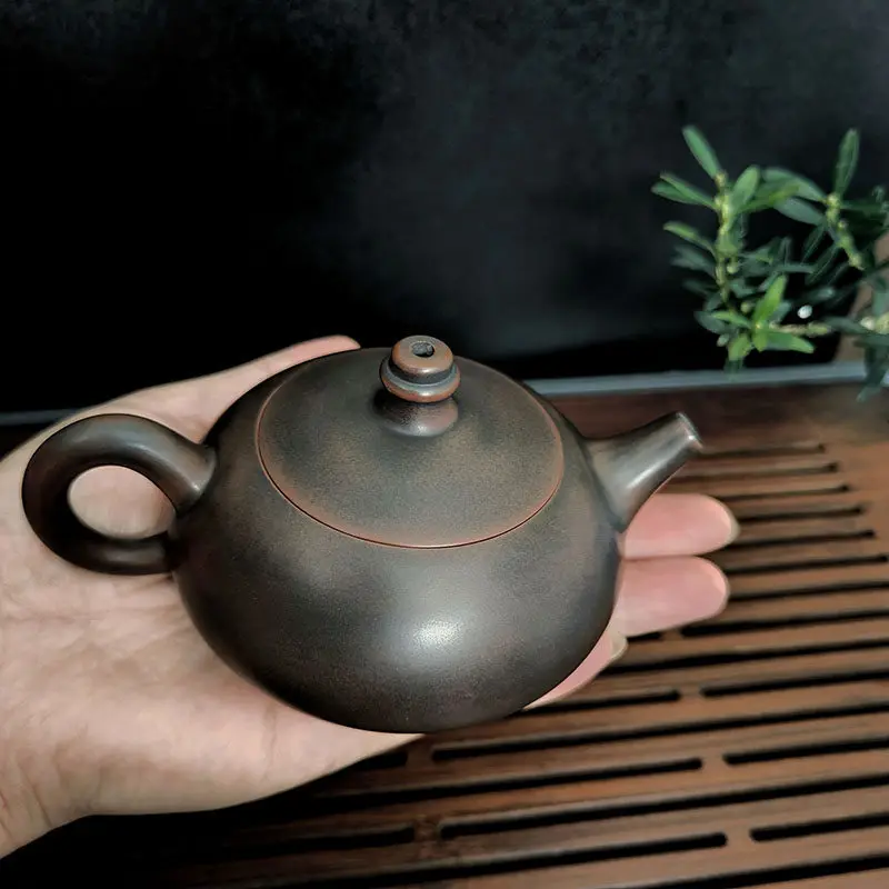 Guangxi Qinzhou Nixing pottery teapot famous raw ore pure handmade household gift dust-free teapot tea set