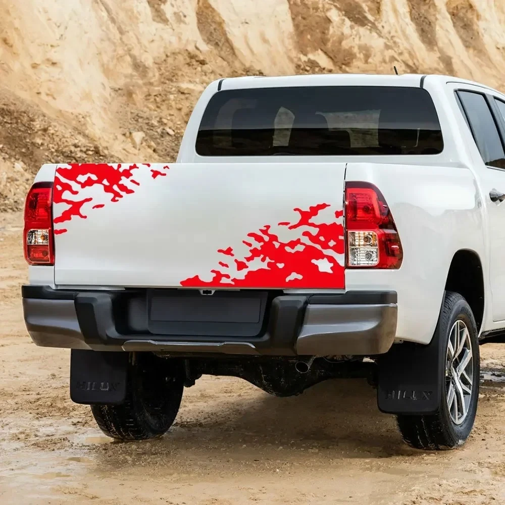 

Car Tail Decoration Auto Decal Sticker For Toyota Hilux Isuzu Dmax Dodge RAM Ford F150 Chevrolet Silverado Pickup Truck Tailgate