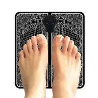 EMS Electric Foot Massager Pad Relief Pain Relax Feet Acupoints Massage Mat Shock Muscle Stimulation Improve Blood Circulation