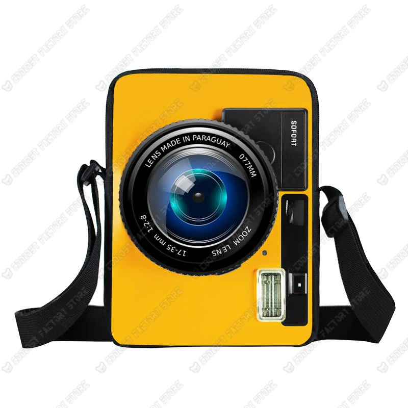 Cute Camera Cross Bag Small Messenger Bag Women Handbag Totes Leisure Shoulder Bags Girls Satchel Pouch Student Bookbag Gift