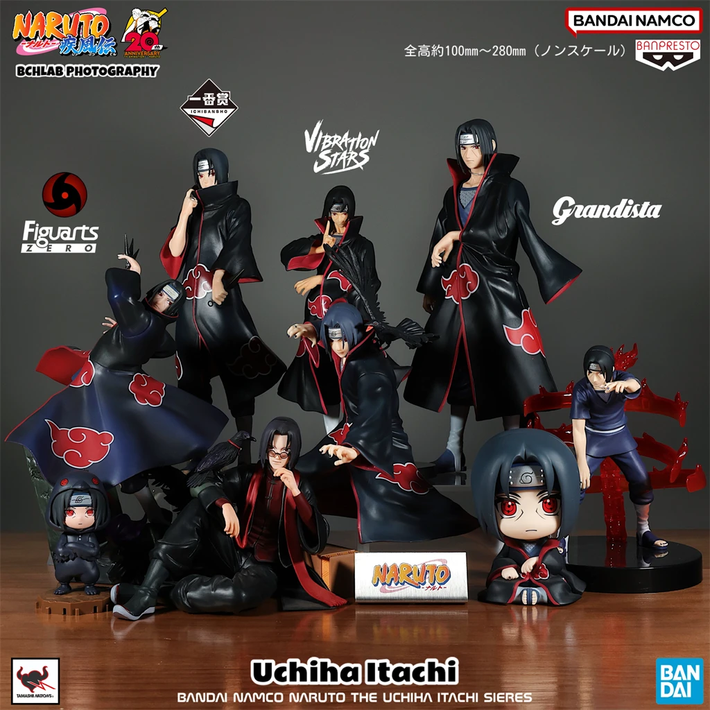 

Genuine Bandai Eyewear Factory, a gift for appreciating Naruto Uchibo Itachi figures, a collection of model scenery ornaments