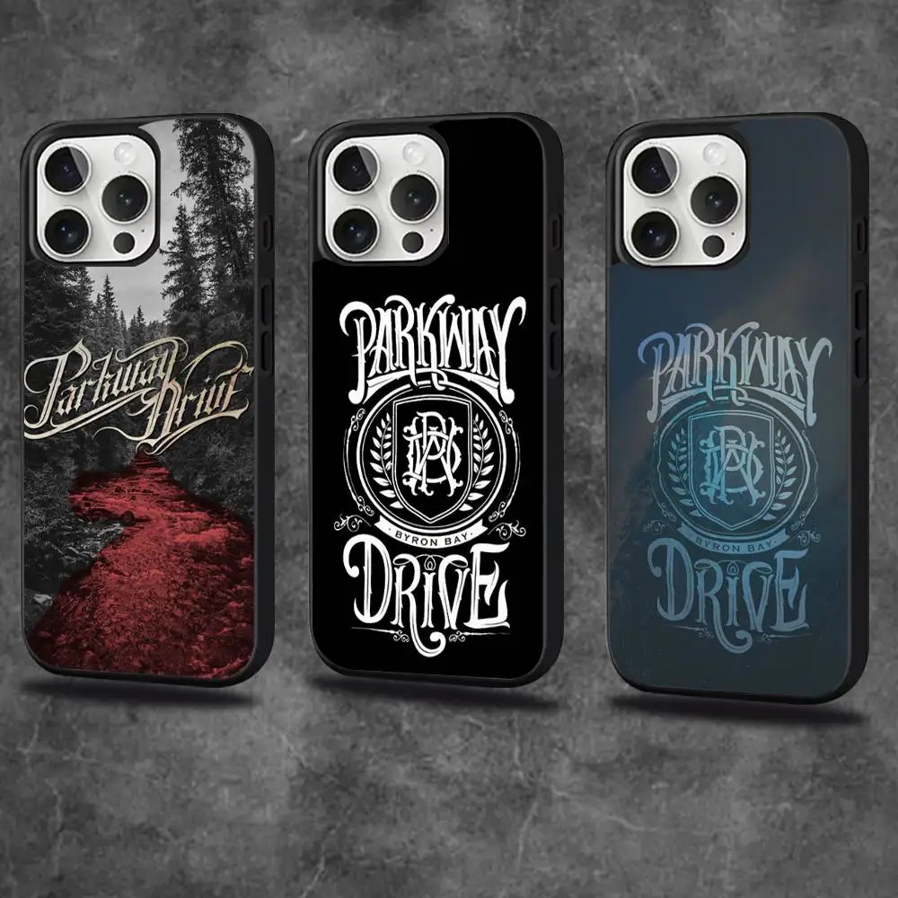 

P-Parkway Drive Phone Case For iPhone 17,16,15,14,13,12,11,Pro,Max,Plus,Mini,SE4,E Magnetic Magsafe Wireless Charging