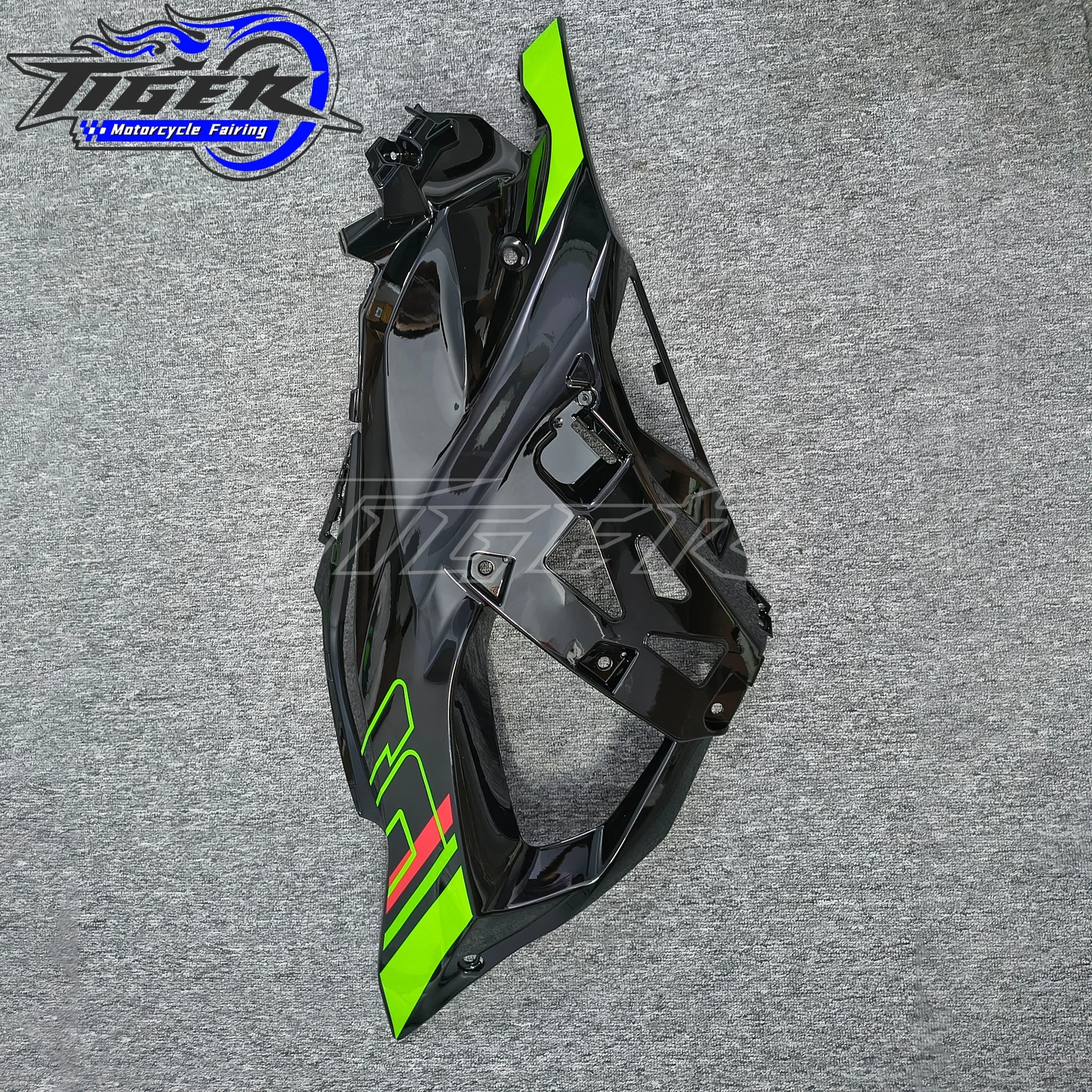 

Fit for Kawasaki Ninja ZX6R ZX636 2019 2020 2021 2022 2023 Motorcycle Black Plastic Gas Tank Side Panel Cover Fairing Case