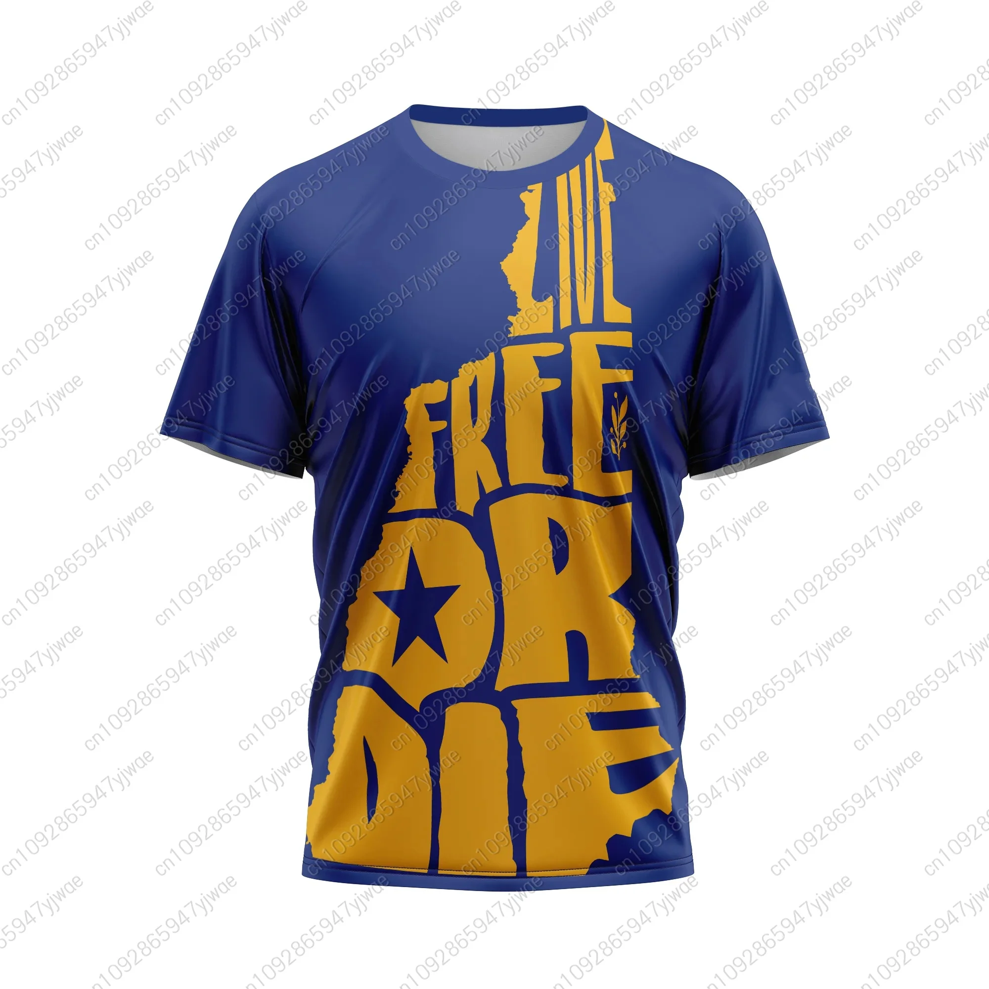 

LIVE FREE OR DIE Prints Men's T-Shirt Graphic Design Casual Crew Neck Short sleeve Tee Shirts Men Autumn Trendy Tops men clothes
