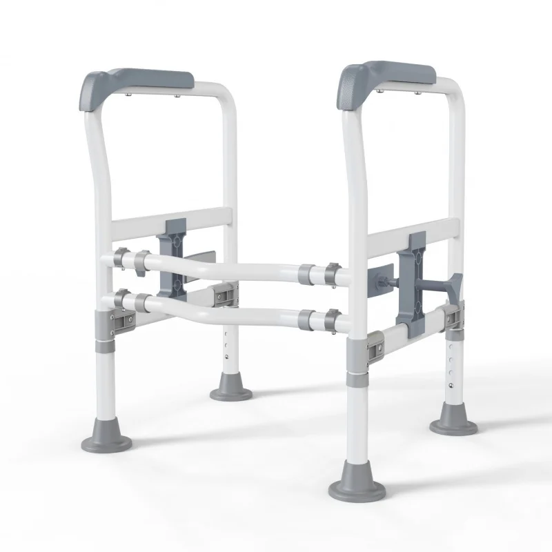 

Aluminum Alloy Toilet Handrail: No-Drill Anti-Slip Pregnant Women Accessible Stand Helper Bathroom OEM