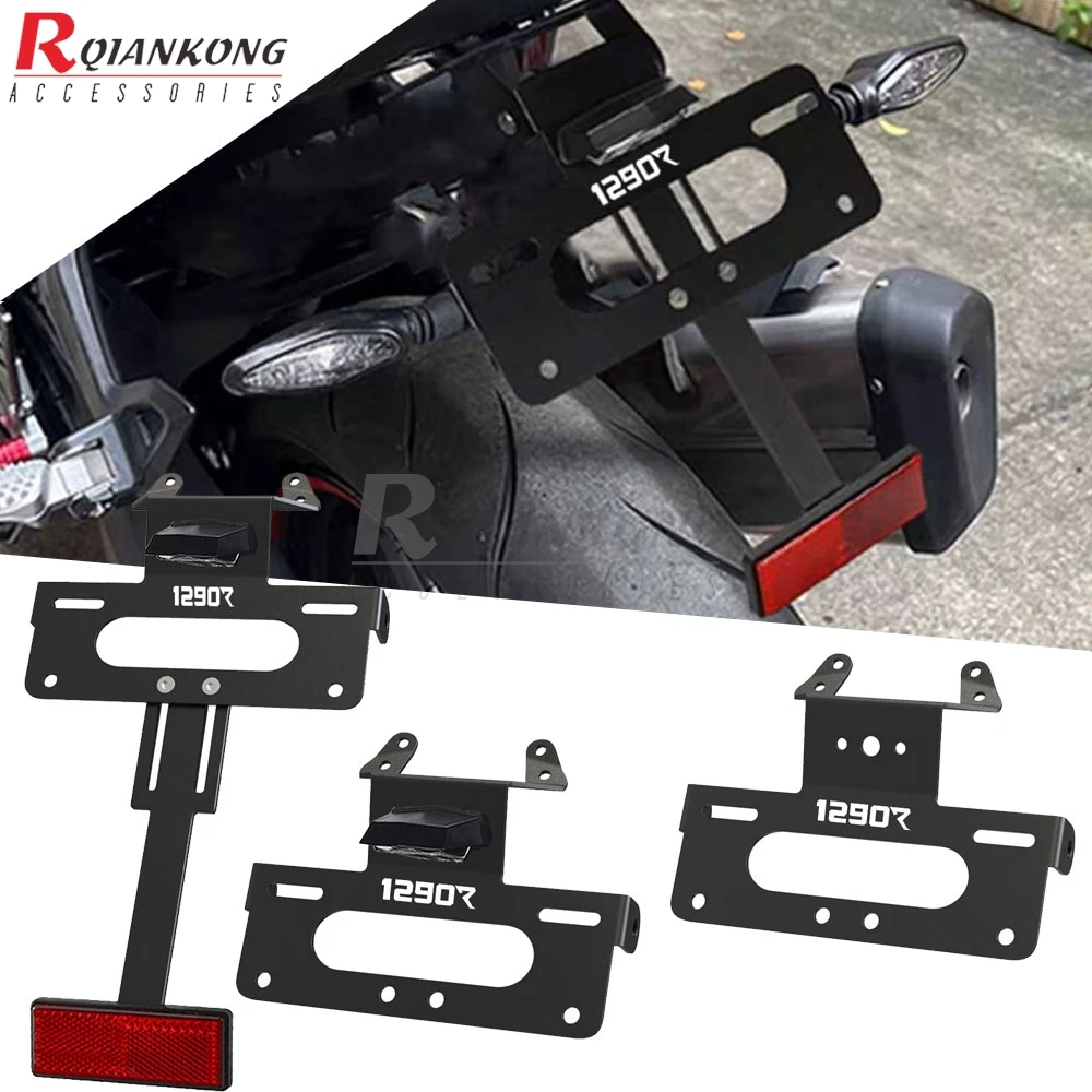 License Plate Holder Bracket For K-T-M 1290 Super Duke R 2014 2015 2016 2017 2018 2019 Rear Tail Tidy Fender Eliminator Kits