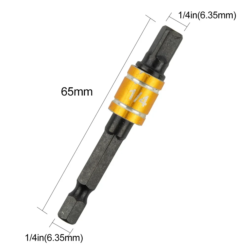 Imagem -04 - Adaptador de Soquete Chave para Driver de Impacto Wirh Hex Haste para Soquete Quadrado Brocas Barra Extensão Ferramentas Manuais 1pc