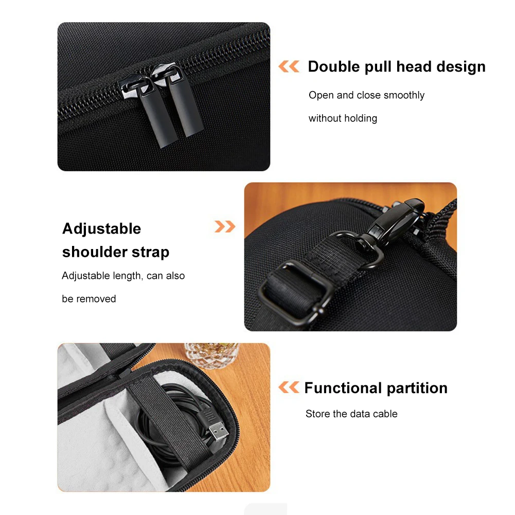 กระเป๋าถือแบบแข็งกันน้ําแบบพกพากระเป๋ากันกระแทก Hard Travel Case Anti-Scratch สําหรับลําโพง JBL Charge 5