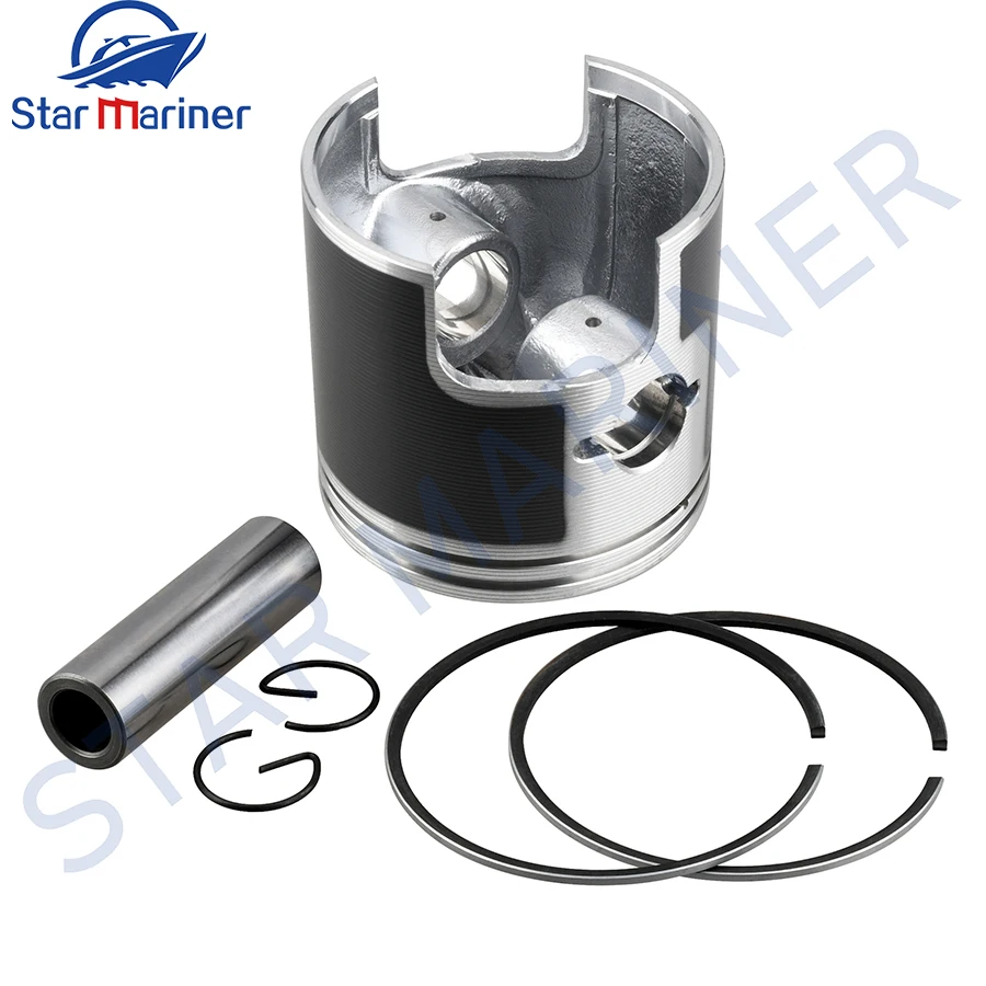 

12110-94400 Piston Kit 12140-94400 Piston Ring (STD:79MM) For Suzuki Outboard Motor DT40 DT40C 12110-94400-000 Boat Engine Parts