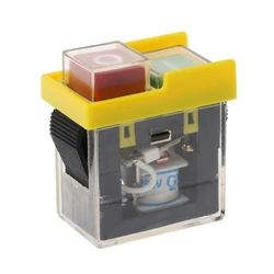250V 2-Button Waterproof Dustproof Switches Momentary Electromagnetic Switches for Machine Safety Switches for KJD6 5E4
