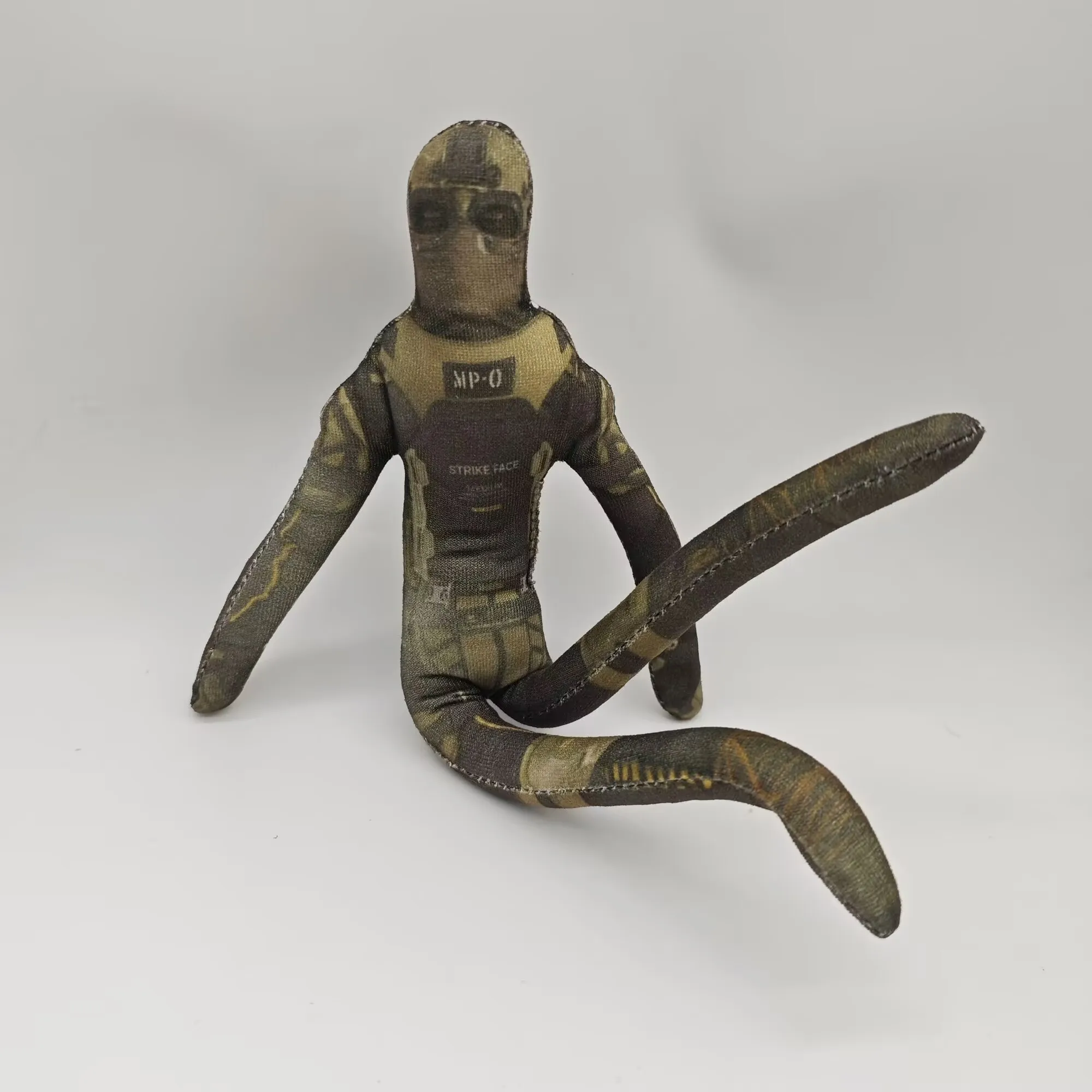 "Call of Duty"، "Ghost"، "Keegan"، "Zimo" دمية جافة مجردة الفأر، سلك عشوائي، بدون حدود بيضاء، تصميم هيكل عظمي مدمج