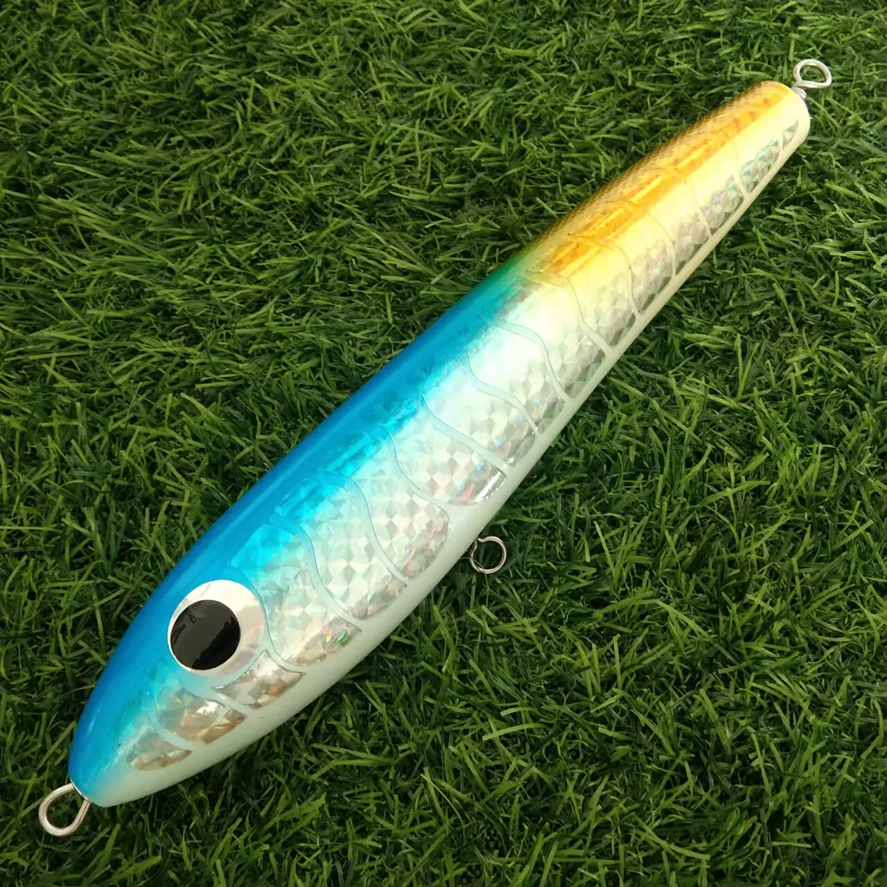 

23cm 120g Topwater Big Game Gamma Pencil Wooden Stickbait Surface Trolling Lure Boat Fishing Artificial Carpenter Bait Lure