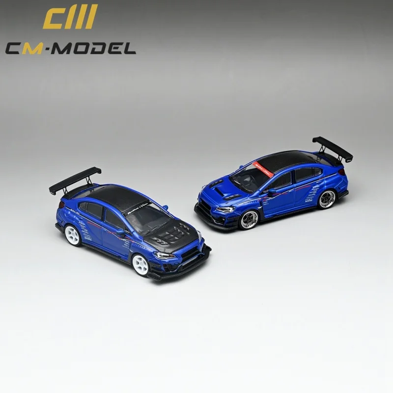 

CM Model 1/64 Subaru WRX STI Varis wide-body modified alloy car model - two sets of replaceable tires