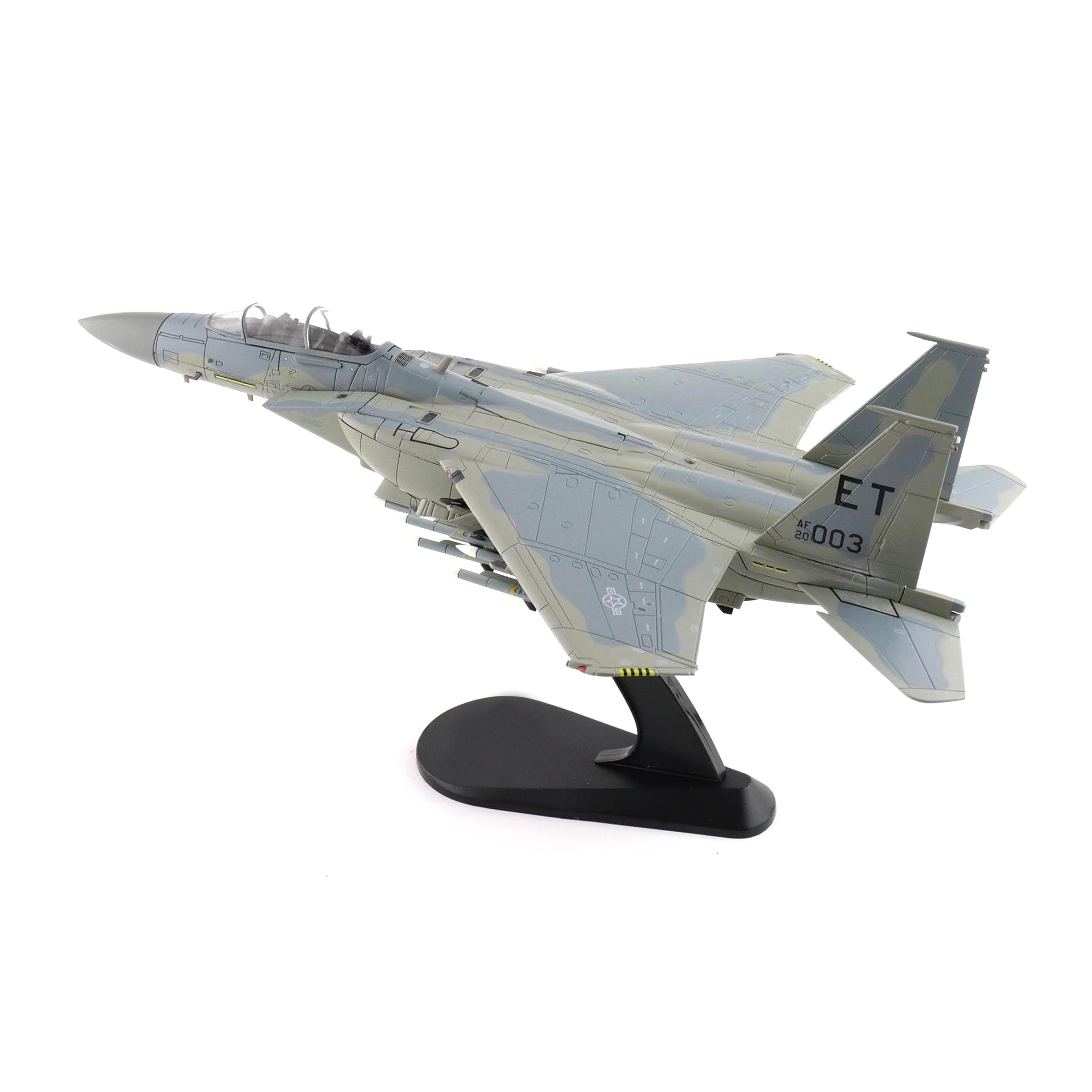 HA4568 1/72 US Air Force F-15EX fighter jet (equipped with 16xAIM120 2xAIM9) static alloy finished model