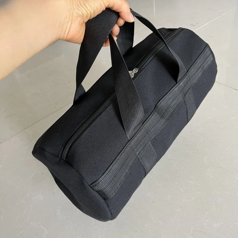 Extra Thick Canvas Handheld Tool Bag Multi-Function Hardware Car Repair Tools Wear-Resistant Storage For Home & Garden