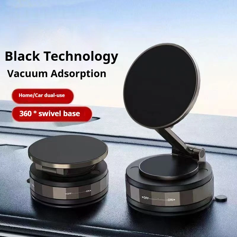

Car Phone Holder Tri-axis Folding Electric Vacuum Adsorption Bracket Quick Retrieval And Placement Multi Angle Adjustment