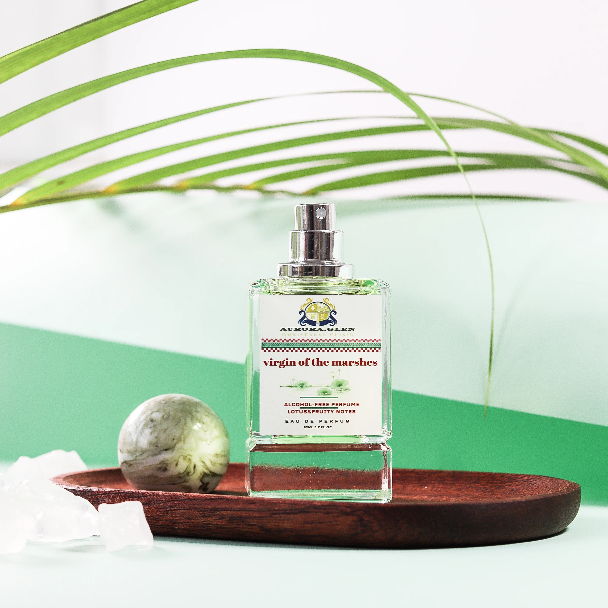 

Alcohol-Free Men's Perfume Virgin Marshes Unisex Aquatic Lotus Fruity Perfume Lily Rose Cedar Long Lasting Waterfront Scent