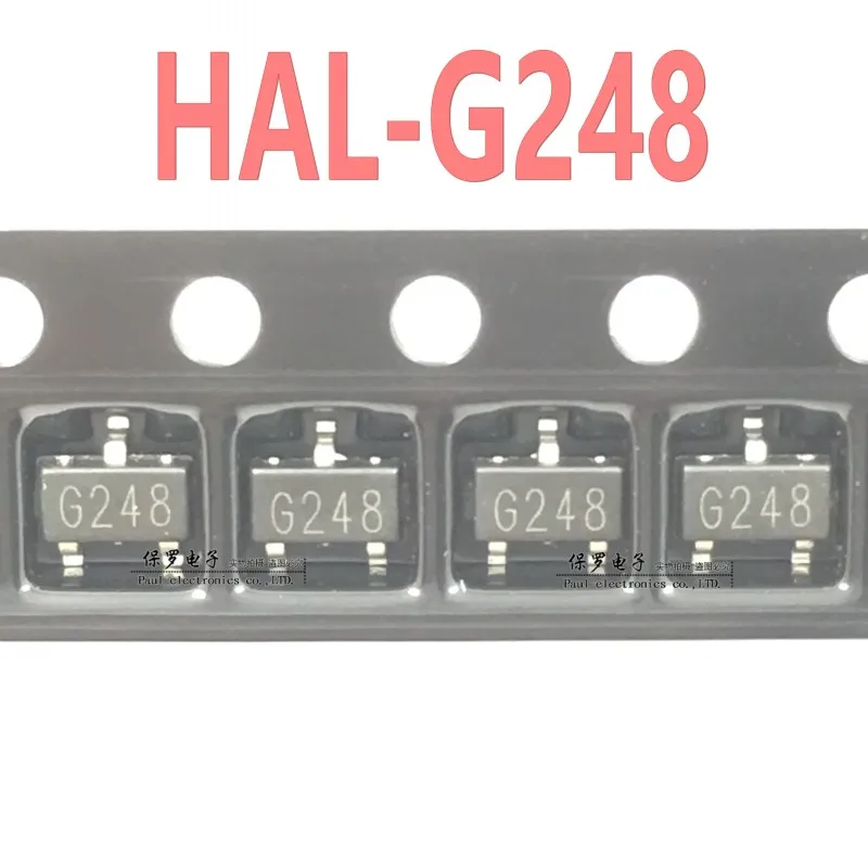 50PCS/ HAL-G248 all-polarity micro-power Hall switch G248 smart lock Hall element sensor