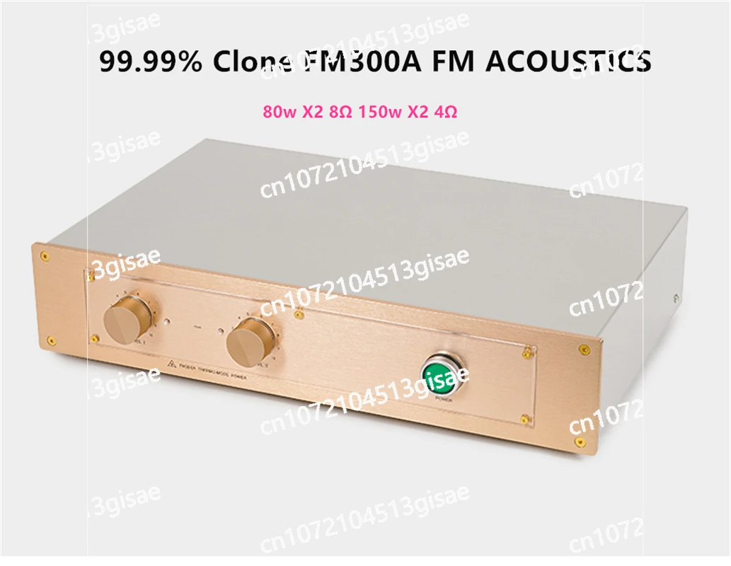 

NEW Upgraded 99.99% Clone FM300A FM ACOUSTICS Hi Fi Audio 80w X2 8Ω 150w X2 4Ω Power Amplifier With High-end Components